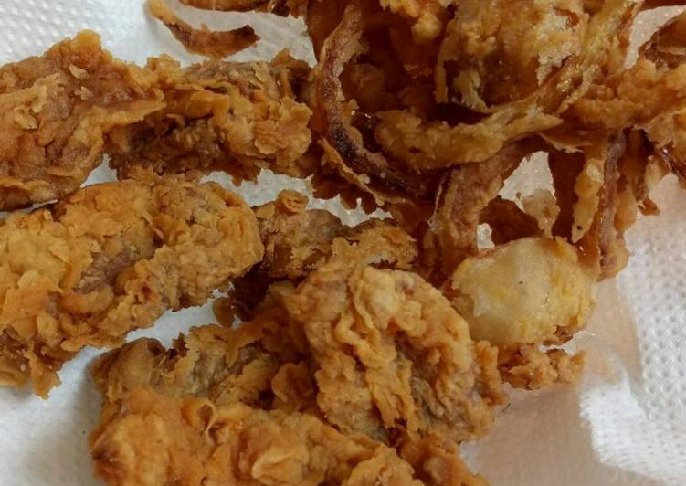 Langkah Mudah untuk Menyiapkan Ayam goreng ala KFC rumahan, Sempurna