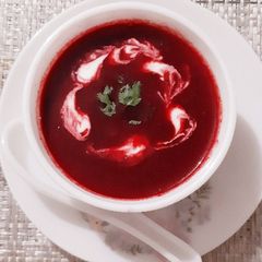 A picture of Beetroot Soup.