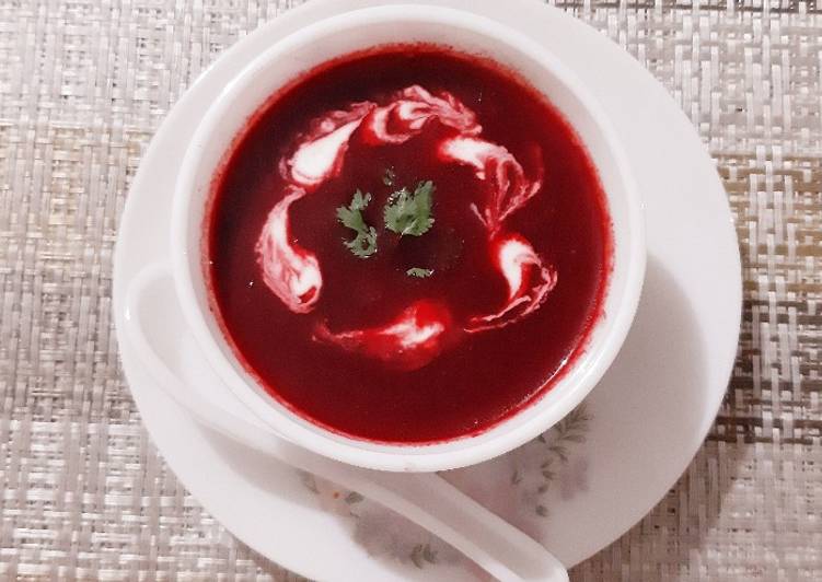 Step By Step Guide to Make Homemade Beetroot Soup