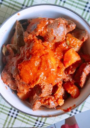 Foto resep Sambel goreng ati ampela kentang