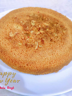 A picture of Rava cake.