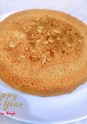 A picture of Rava cake.