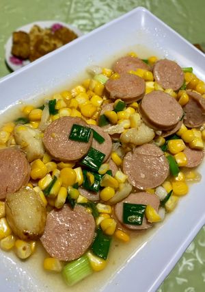 Foto resep Tumis Jagung Sosis