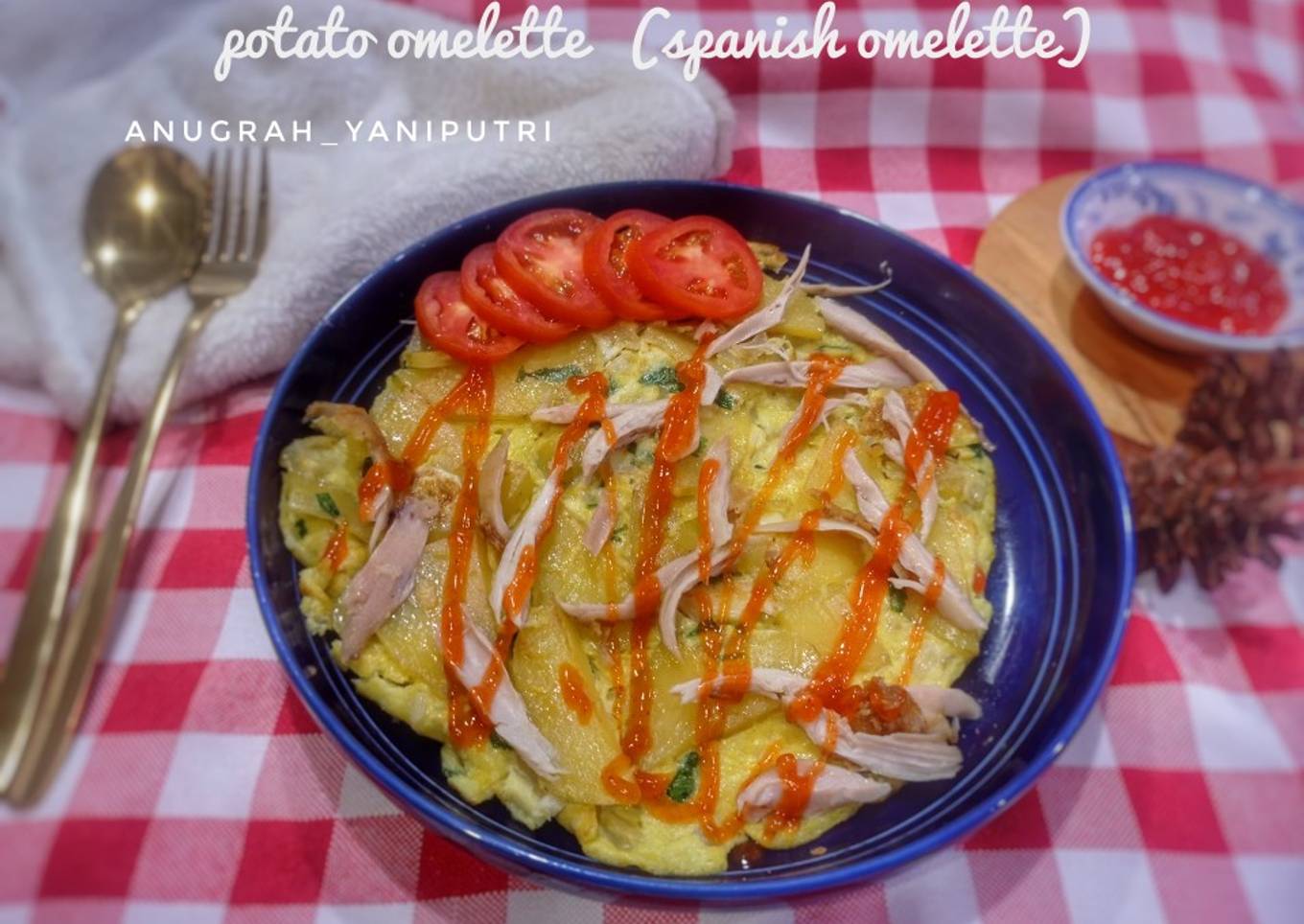 Potato omelette (spanish omelette)