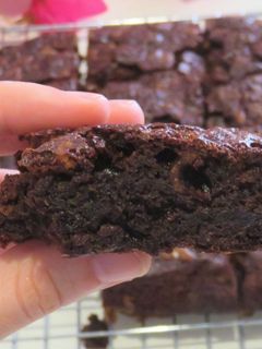Una foto de Brownie con nueces