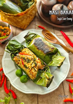 Foto resep Nasi Bakar Tongkol Suwir Kemangi