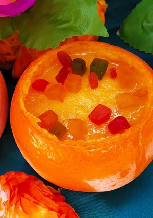A picture of Orange Ice Cream.