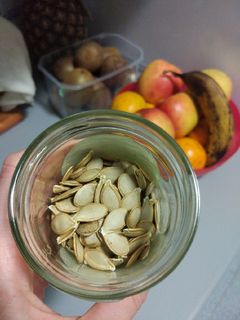 Una foto de Pipas de calabaza