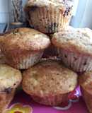 Almás-túrós-csokis muffin (laktóz és gluténmentes)