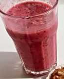 Smoothie de Framboesa e Morango