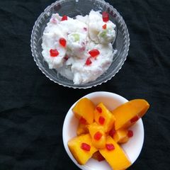 A picture of Instant fruit icecream.