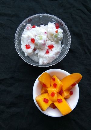 A picture of Instant fruit icecream.