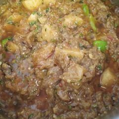 A picture of Alu Bengan ki Sabzi.