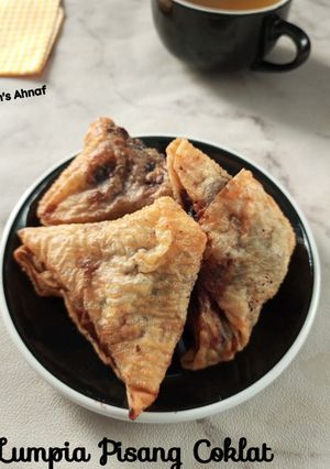Foto resep Lumpia pisang coklat
