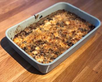 Fresh, Prepare Recipe Leek  Puy Lentil Gratin with Feta Topping Delicious Steady