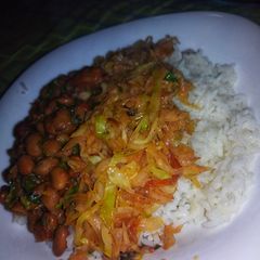 A picture of Spicy bean stew with vegetables #themechallenge.