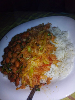 A picture of Spicy bean stew with vegetables #themechallenge.