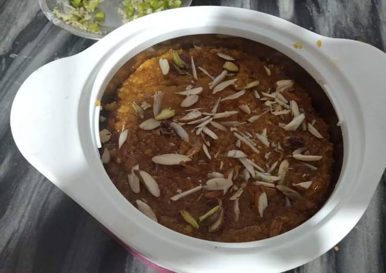 Moong dal halwa