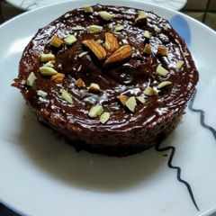 A picture of Garbanzo Flour(Besan) Chocolate Cake.