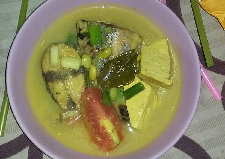 Resep Sup ikan tongkol kuah kuning menu anak🐟 Anti Gagal