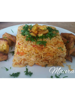 Una foto de Arroz atollado