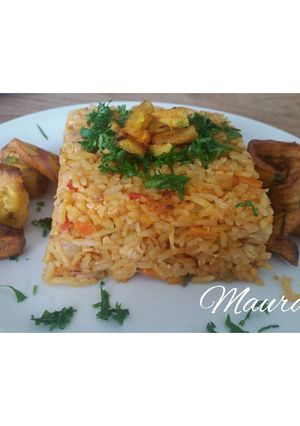 Una foto de Arroz atollado