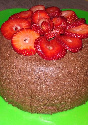 Una foto de Torta bombón de chocolate