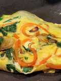 Autumn Veggie Omelette for 1