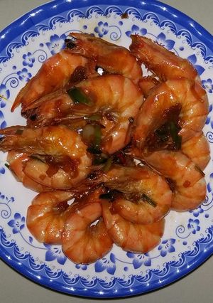 Hình của món Tôm Rim Mặn.