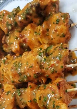 A picture of Sosaties.