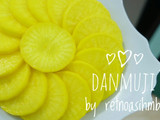 Danmuji / Korean Yellow Pickled Radish #Festivalresepasia #Korea