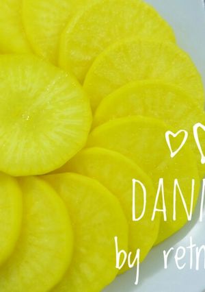 Foto resep Danmuji / Korean Yellow Pickled Radish #Festivalresepasia #Korea
