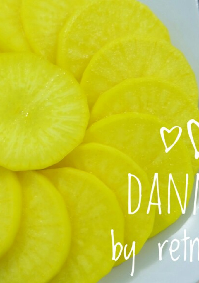 Foto resep Danmuji / Korean Yellow Pickled Radish #Festivalresepasia #Korea