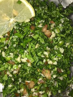 صورة لوصفة تبولة