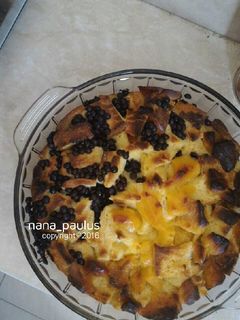 Foto resep Choco Cheese Bread Puding