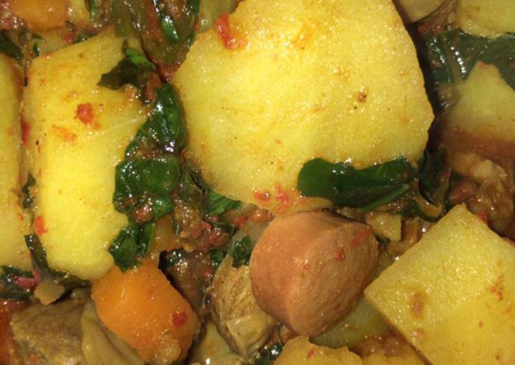 Easiest Way to Make Ultimate Potato and gizzard porridge