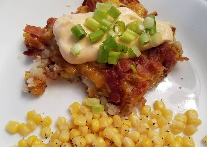 Cheeseburger Tater Tot Casserole recipe main photo