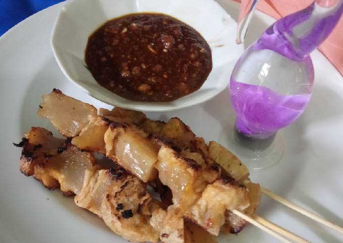 Resep: Sate Tahu Saos kacang Enak Dan Mudah