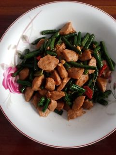 Foto resep Tumis kacang panjang bakso