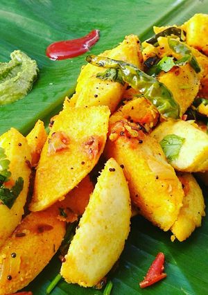 A picture of Fried Idli.