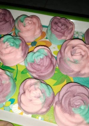 Foto resep Bolu kukus mawar