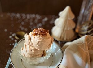 Une photo de Glace maison à la crème de marrons