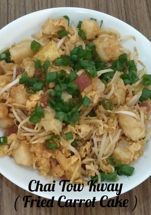 Foto resep Chai Tow Kway (Fried Carrot Cake)