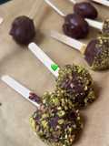 Trufas keto de pistacho