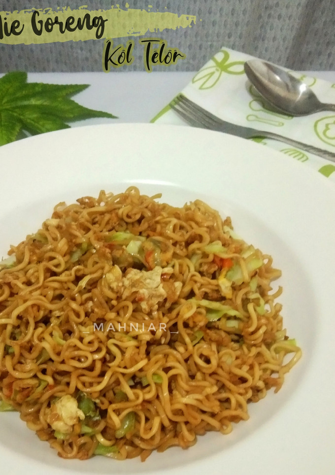 Foto resep Mie Goreng Kol Telor