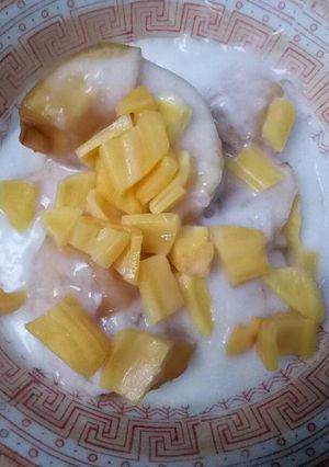 Foto resep Singkong vla nangka