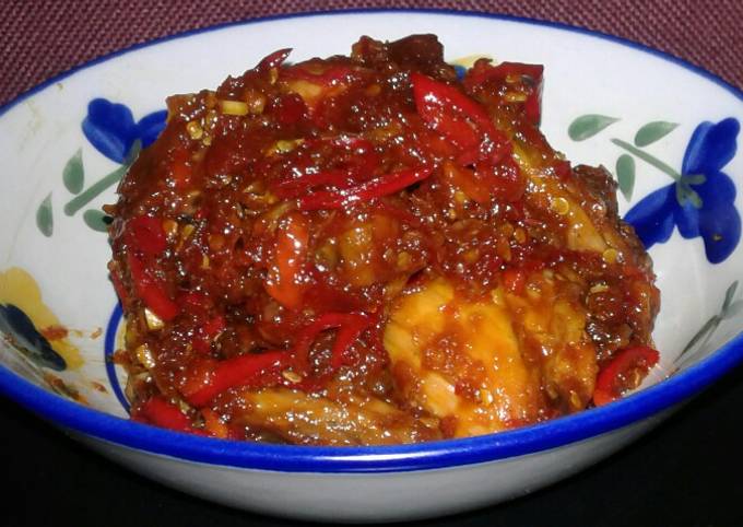 Ayam mentega cabe merah