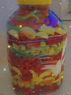 عکسی از دستور ترشی میوه