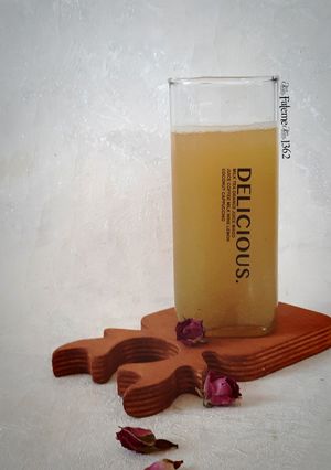 عکسی از دستور شربت آبغوره و گلاب