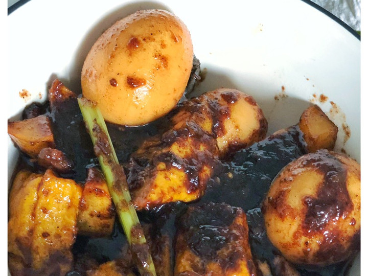 Resep Semur Tahu Telur Manis Gurih Bahan Sederhana